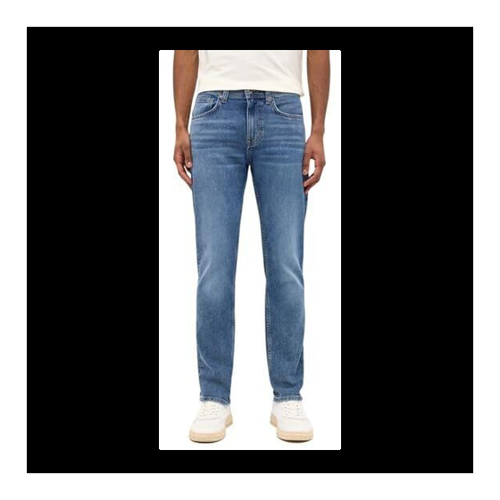 Bild von Mustang Jeans Herren Style Orlando Slim im Bleached Look dunkelblau