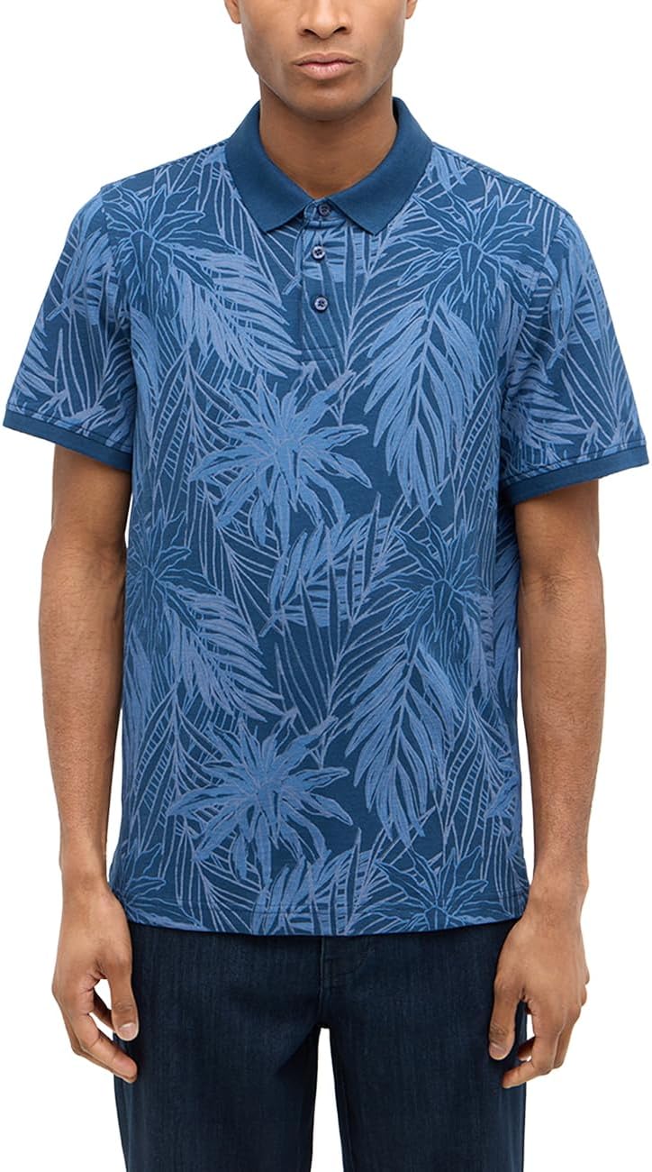 Bild von Mustang Herren T-Shirt im Polo-Stil navy