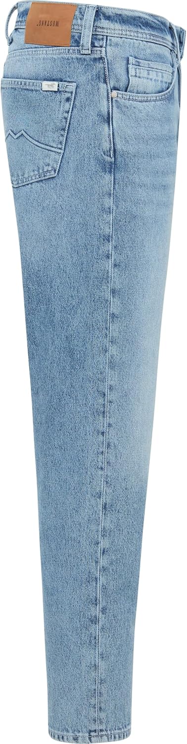 Bild von Mustang Jeans Herren Style Denver Straight aus purer Baumwolle mittelblau