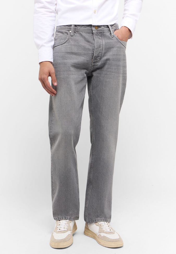 Bild von Mustang Jeans Michigan Straight ohne Stretch grey extra lang