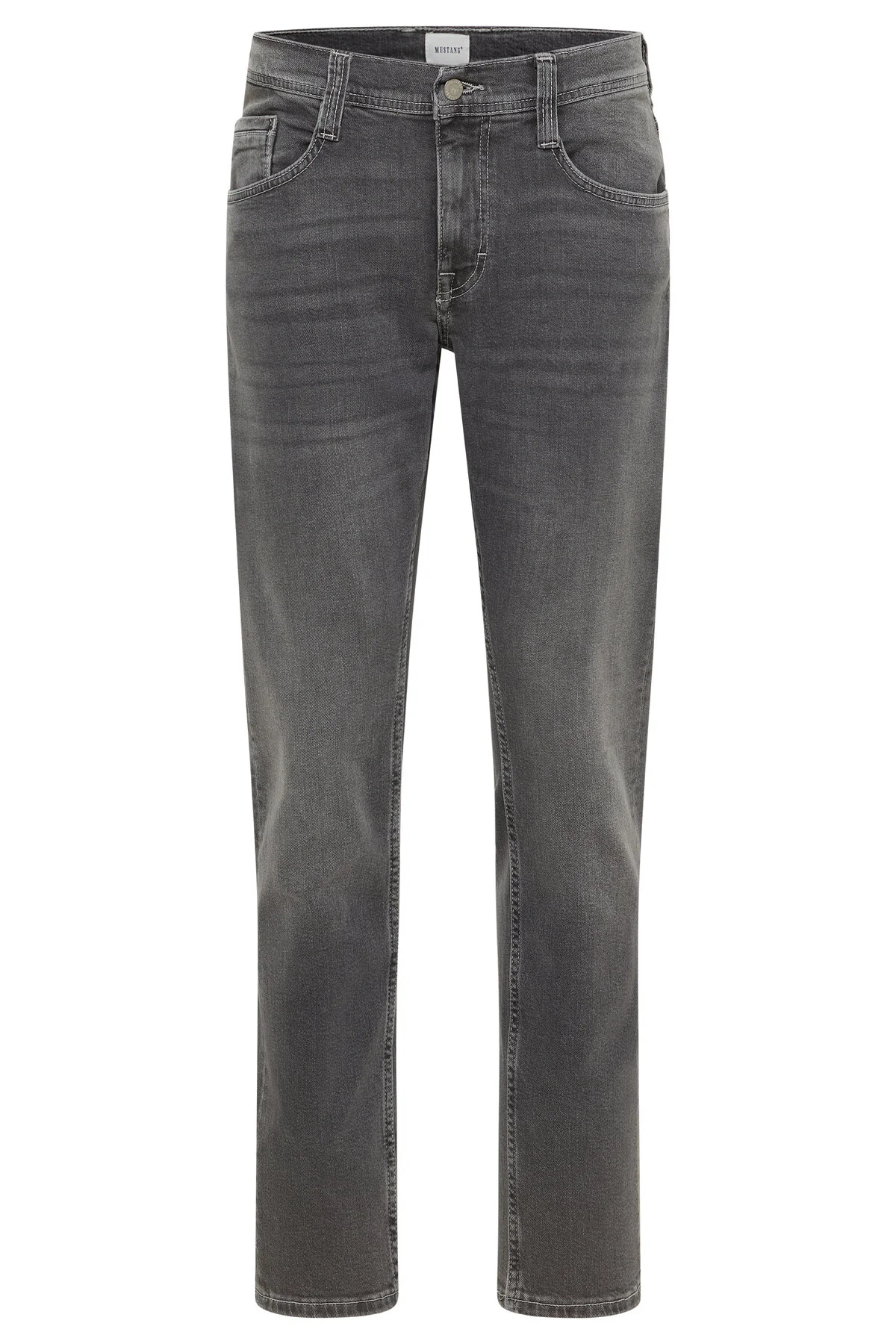 Bild von Mustang Jeans Herren Style Oregon Slim mit Waschung dunkelgrau