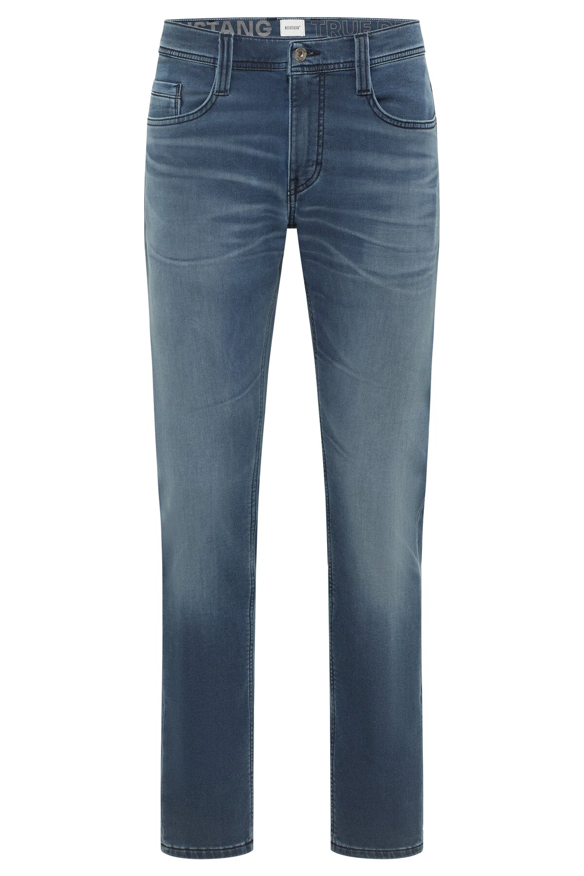 Bild von Mustang Jeans Herren Style Oregon Slim K im Used-Look mittelblau