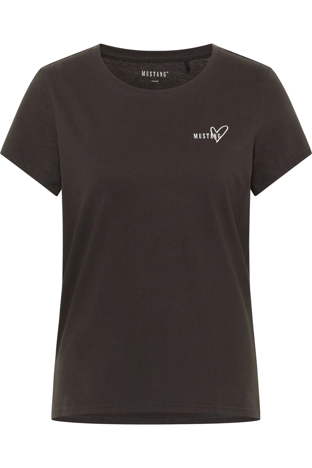 Bild von Mustang Damen T-Shirt aus Baumwolle black