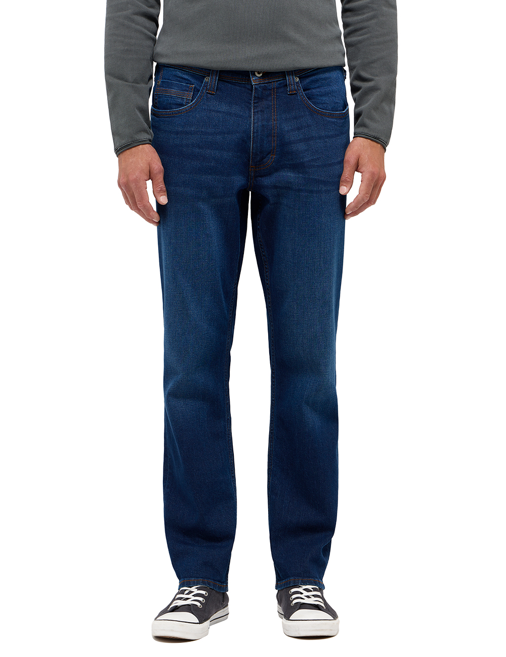 Bild von Mustang Jeans Washington Straight Fit steel blue used extra lang