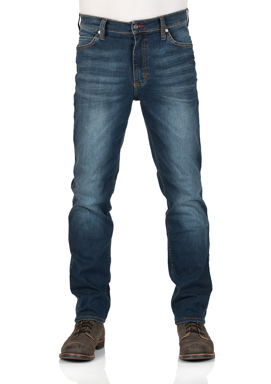Bild von Mustang Herren Jeans Tramper - Tapered Fit - Blau - Denim Blue