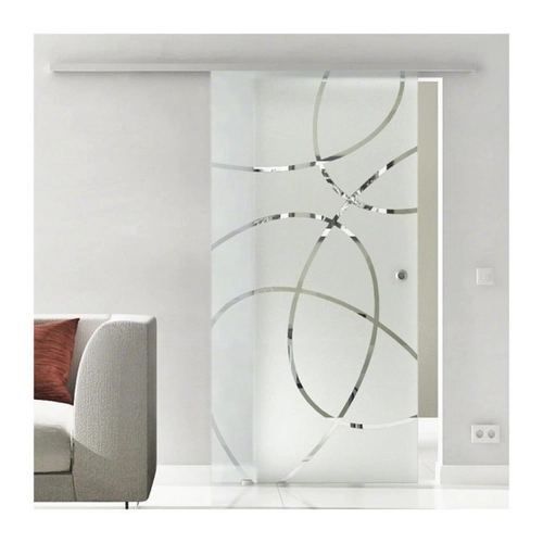 Bild von LEVIDOR Glasschiebetür Hadeco Slimline SoftClose 900 x 2050 mm Freiburg