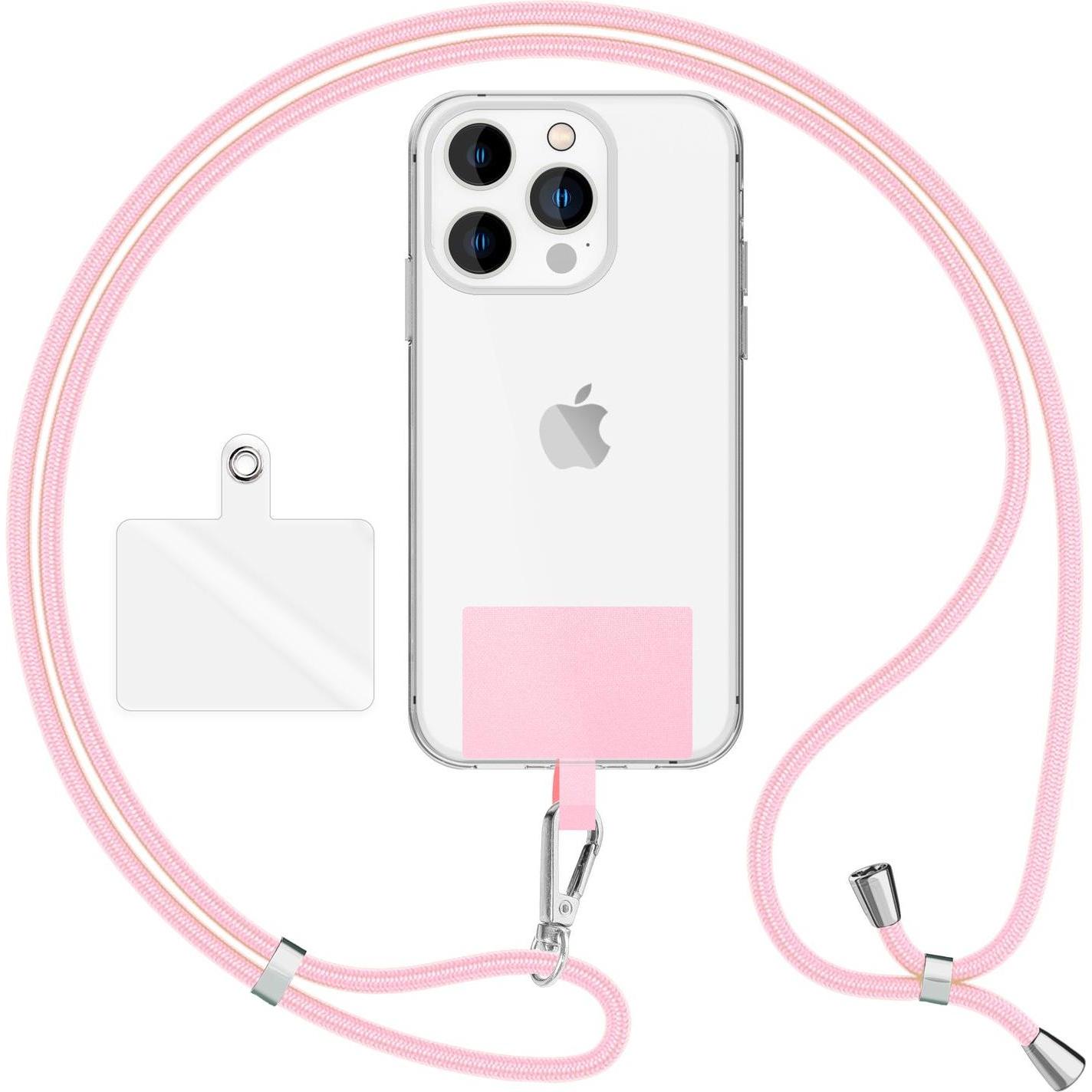 Bild von Nalia Universal Handykette zum Umhängen mit Pad, Weiteres Smartphone Zubehör, Rosa