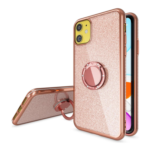 Bild von Nalia Ring Glitzer Silikon Hülle für iPhone 11 – Eleganz trifft Funktionalität