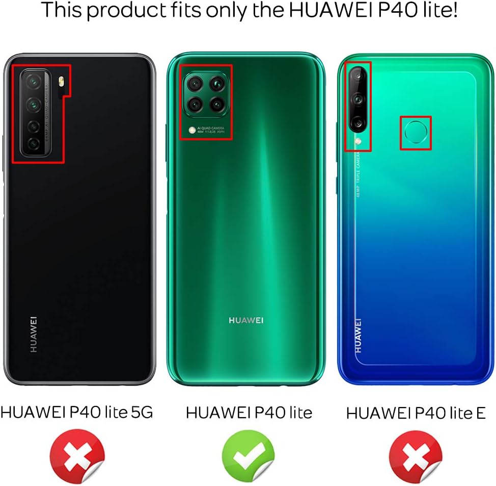 Bild von NALIA Handyhülle kompatibel mit Huawei P40 Lite Hülle, Dünne Durchsichtige Silikon Schutzhülle Phone Case Soft Cover, Ultra-Slim Bumper Gummi Handy-Tasche Skin Etui Schale Klar Softcase - Transparent