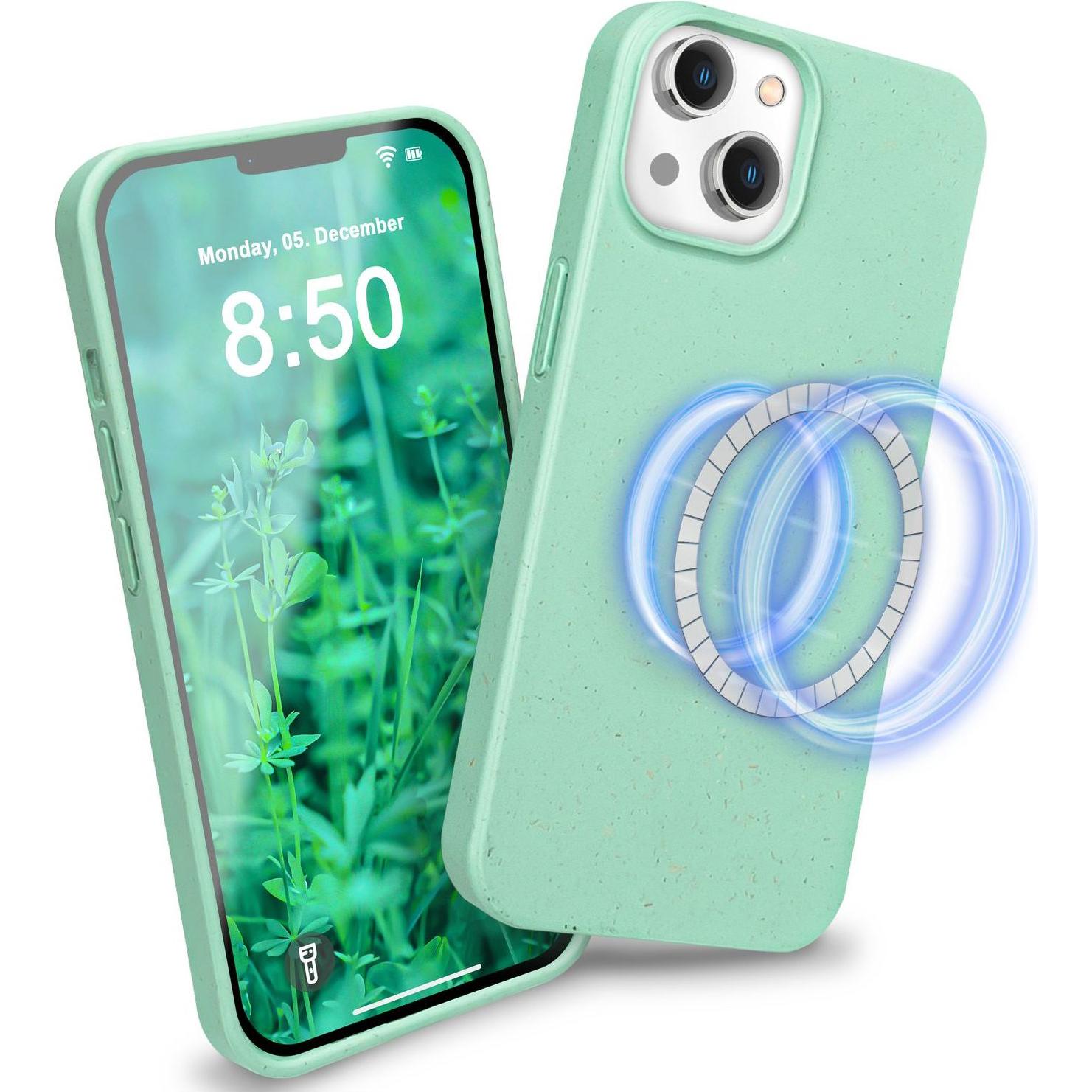 Bild von Nalia Klare Transparente Silikon Hülle (Apple iPhone 14), Smartphone Hülle, Türkis
