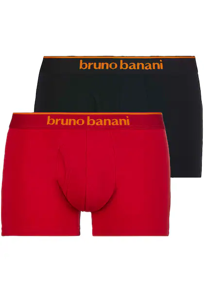 Bild von Bruno Banani Boxershorts »Short 2Pack Quick Access«, (2er Pack), Kontrastfarbene Details