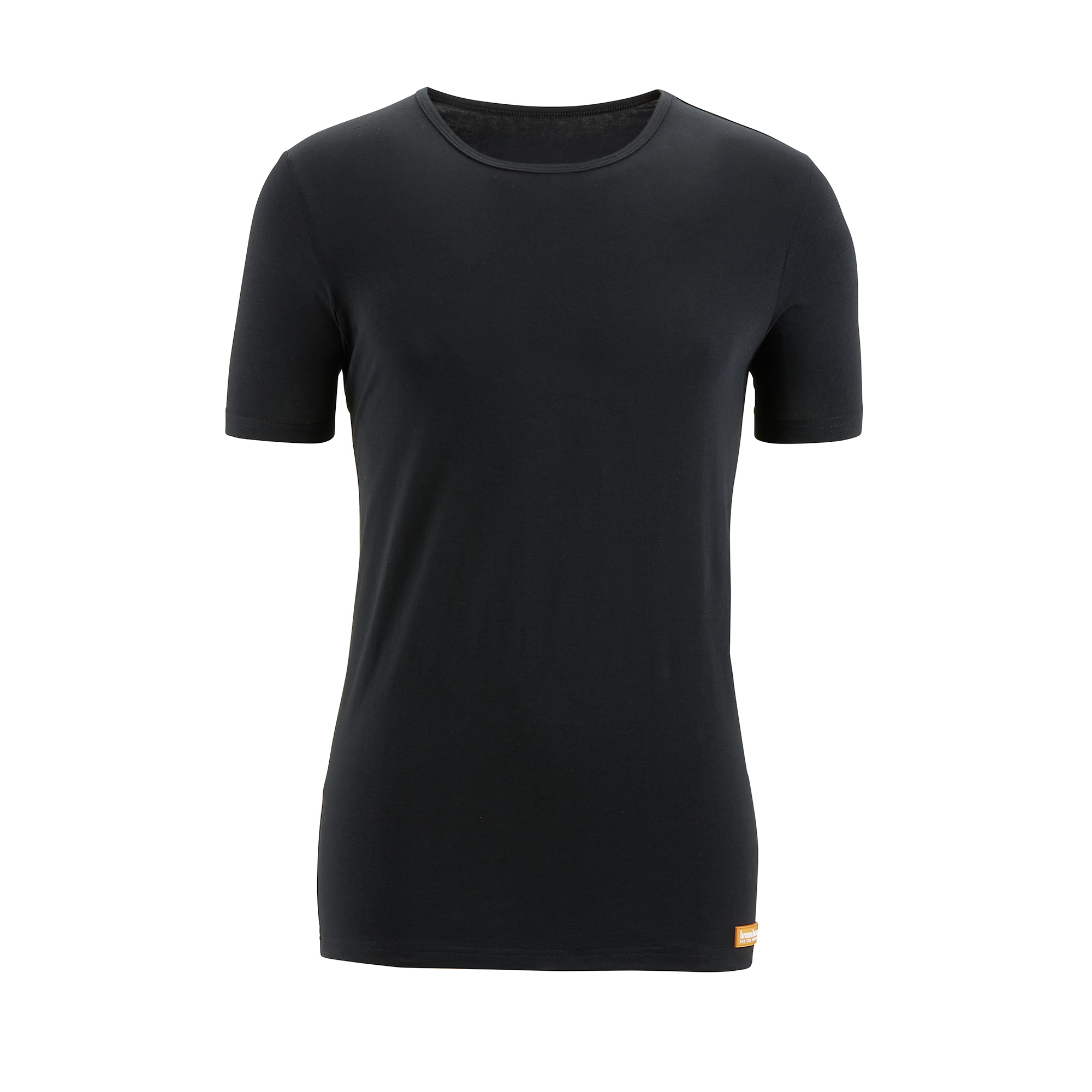Bild von bruno banani Warm Up Unterhemd, atmungsaktiv, leicht, für Herren, schwarz, XL