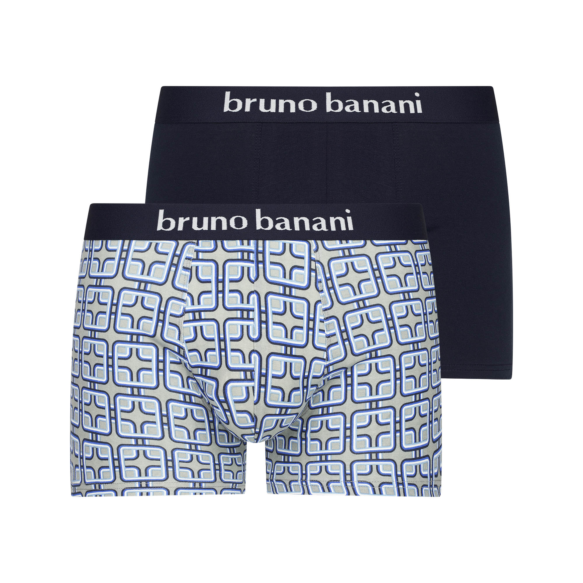 Bild von Bruno Banani Retro Pants »Board Game«, (2er Pack), mit auffälliger Musterung