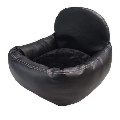 Bild von Hossi's Wholesale Tierbett Leder-Look Autositz für Hund oder Katze