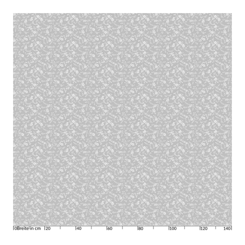 Bild von Tischdecke Wachstuch Blumen Wildrose Grau Oval 140x260 cm pflegeleicht