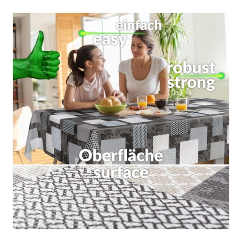 Bild von Wachstuchtischdecke Elegance 300x140cm – Praktisch und Vielseitig
