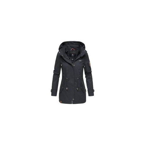 Bild von MARIKOO Damen Moderner Outdoorjacke Übergangsparka aus Baumwolle mit Kapuze Nyokoo