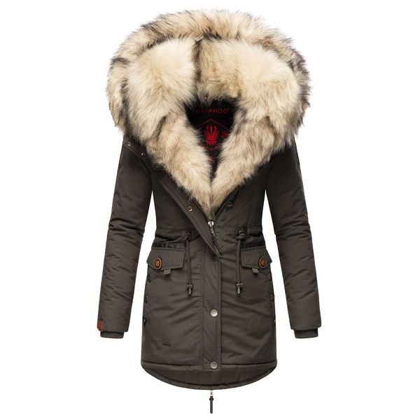 Bild von NAVAHOO Damen Wintermantel Dicker Winterparka mit 2 Kunstpelz-Kapuzen Sweety
