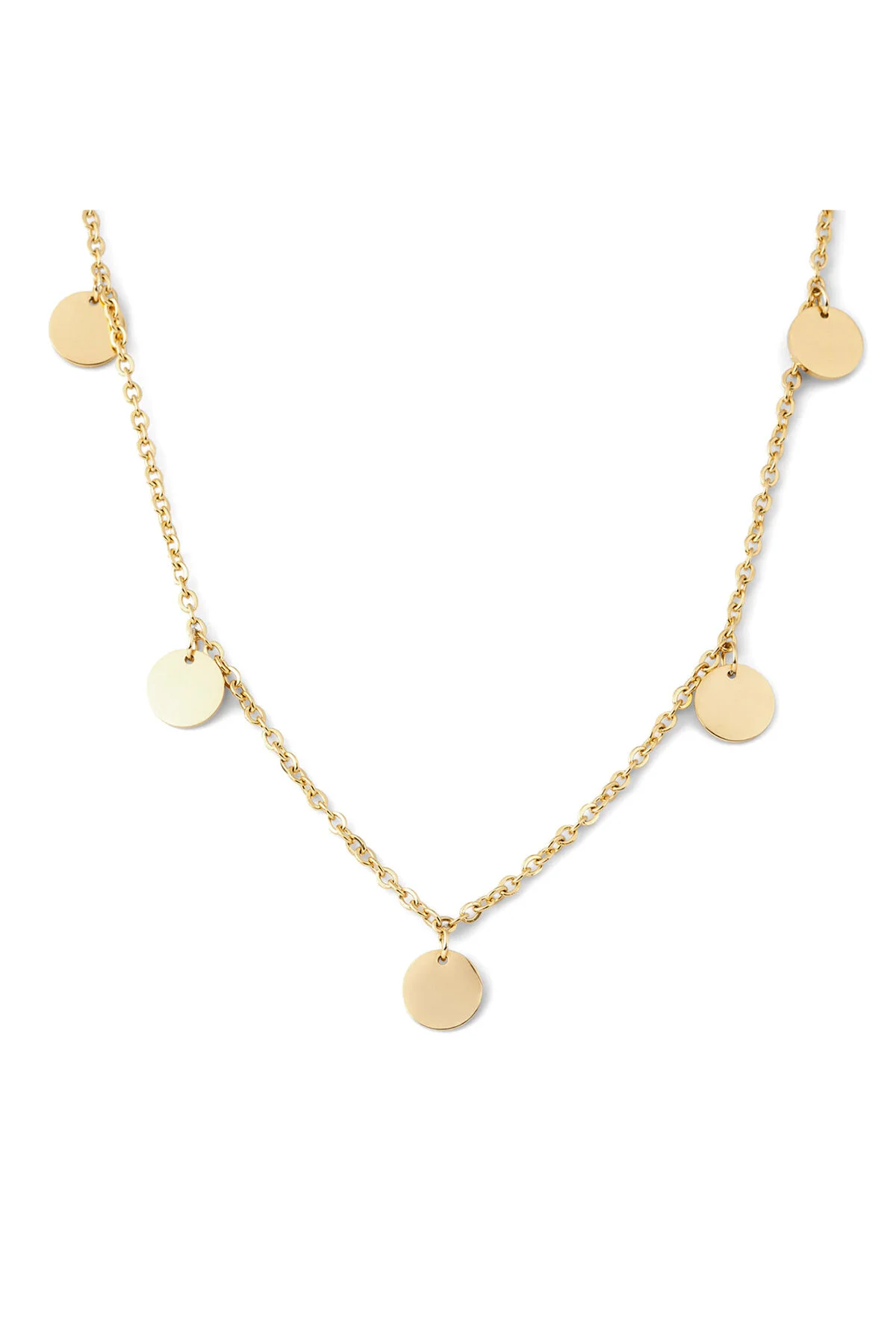 Bild von Heideman Kette mit Anhänger Kreise rose goldfarben (inkl. Geschenkverpackung), mit Kreis Anhänger