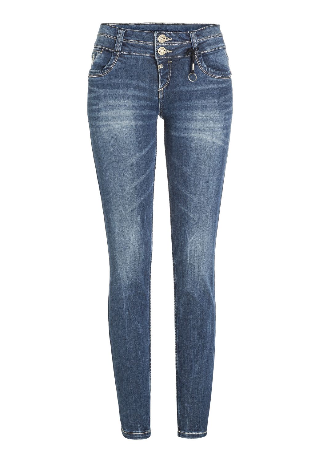 Bild von TIMEZONE Damen Jeans EnyaTZ Superstretch - Slim Fit - Blau - Blue Royal Wash