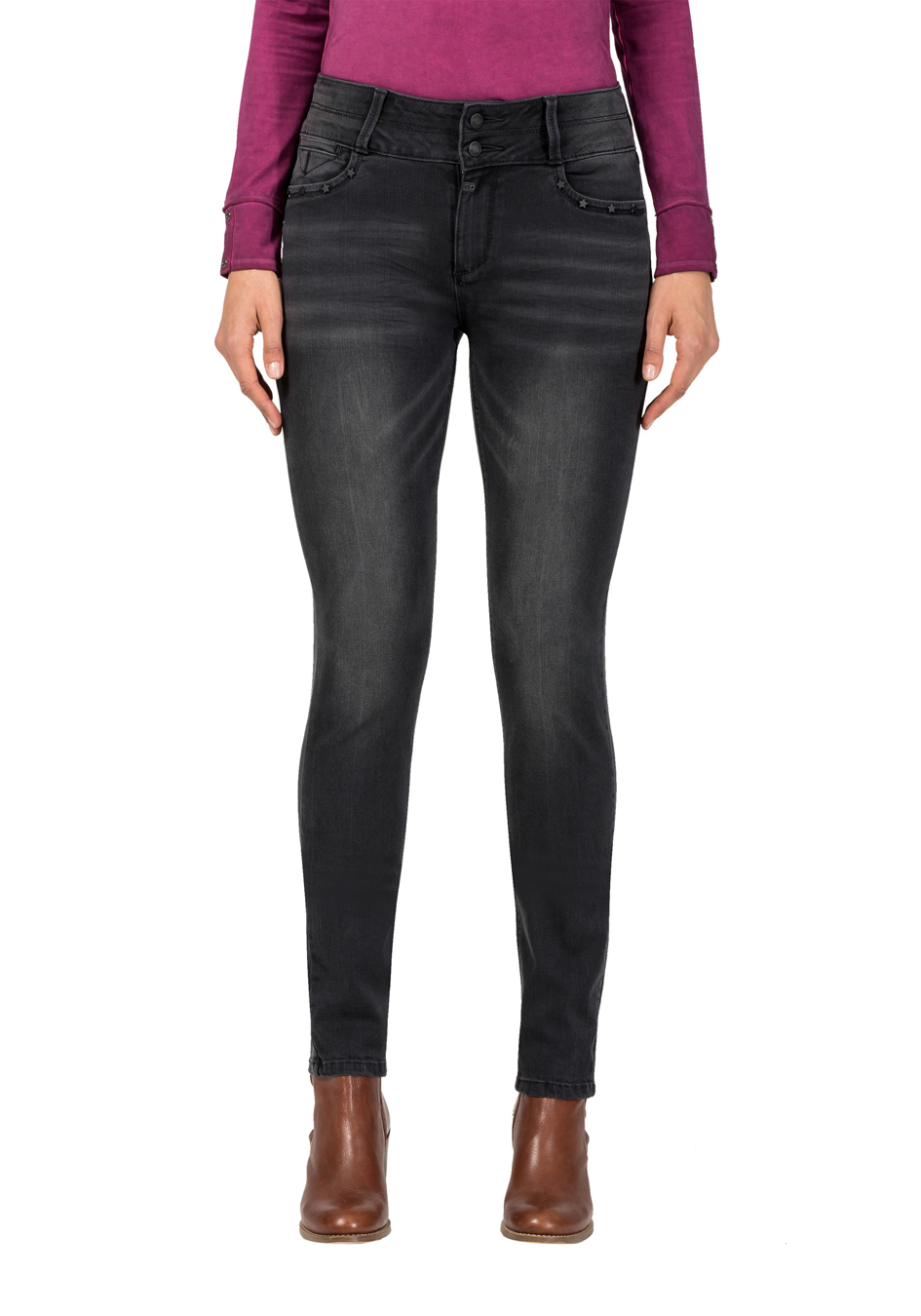 Bild von Timezone Jeans Slim Enya black used