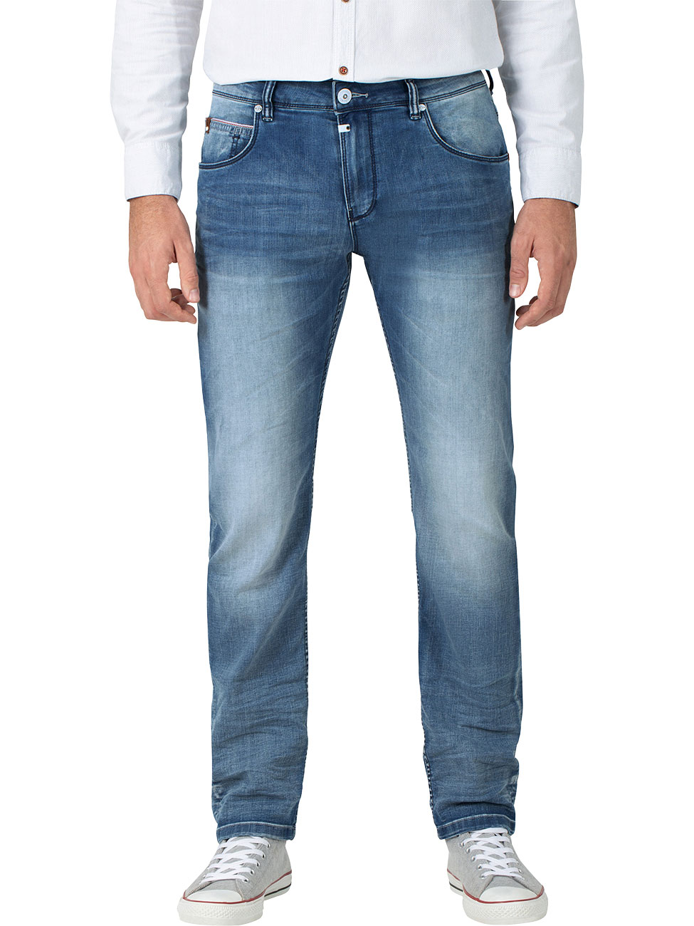 Bild von TIMEZONE Slim-fit-Jeans Slim Fit Jeans Denim Hose SCOTTTZ 6592 in Blau-2