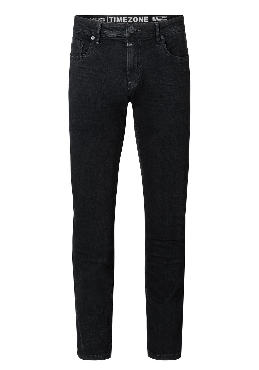 Bild von TIMEZONE Slim-fit-Jeans Slim Fit Jeans Stretch Denim Hose Stone Wash (1-tlg) 6598 in Schwarz