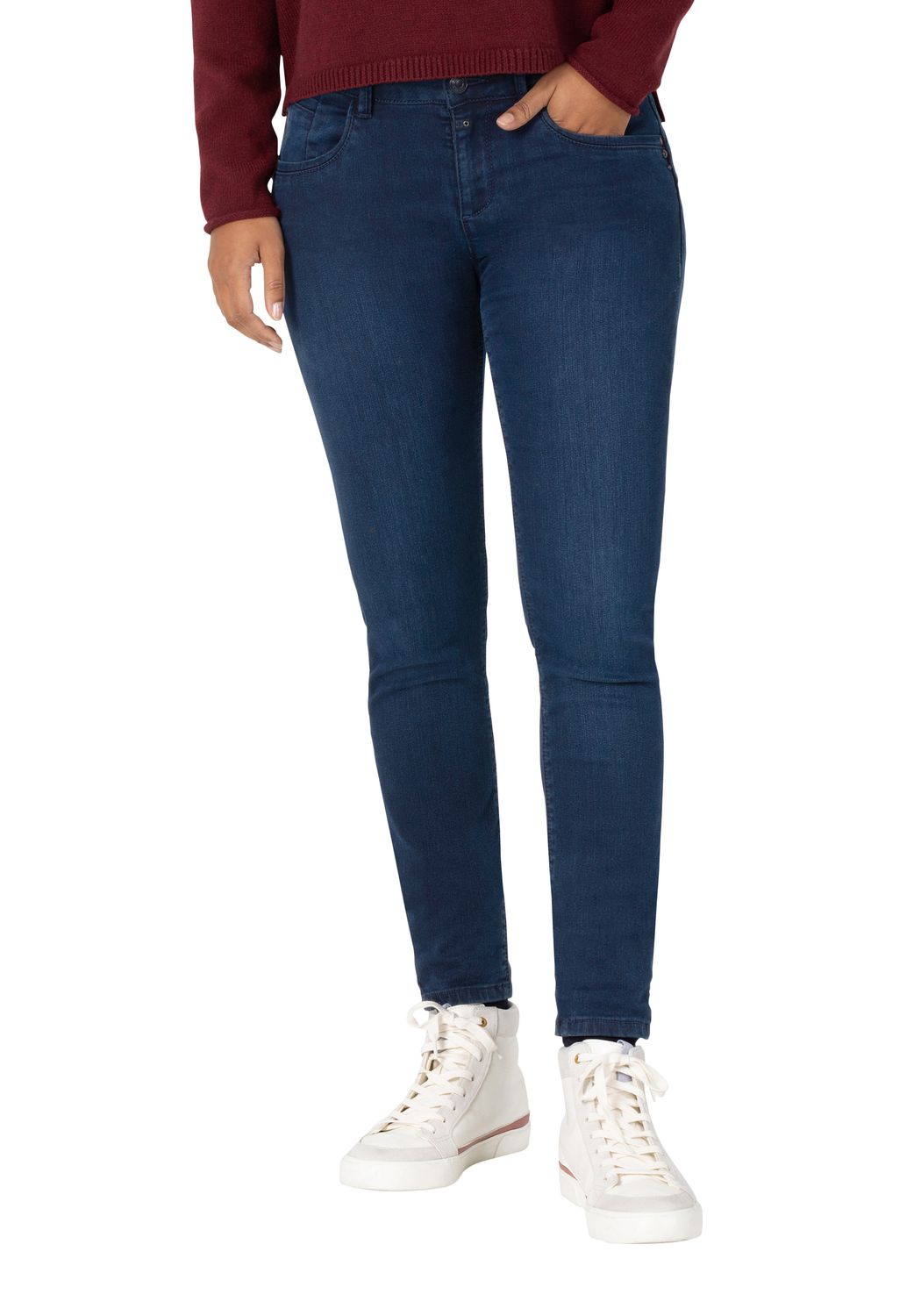 Bild von TIMEZONE Damen Jeans TIGHT SANYATZ - Tight Fit - Blau - Admiral Blue Wash