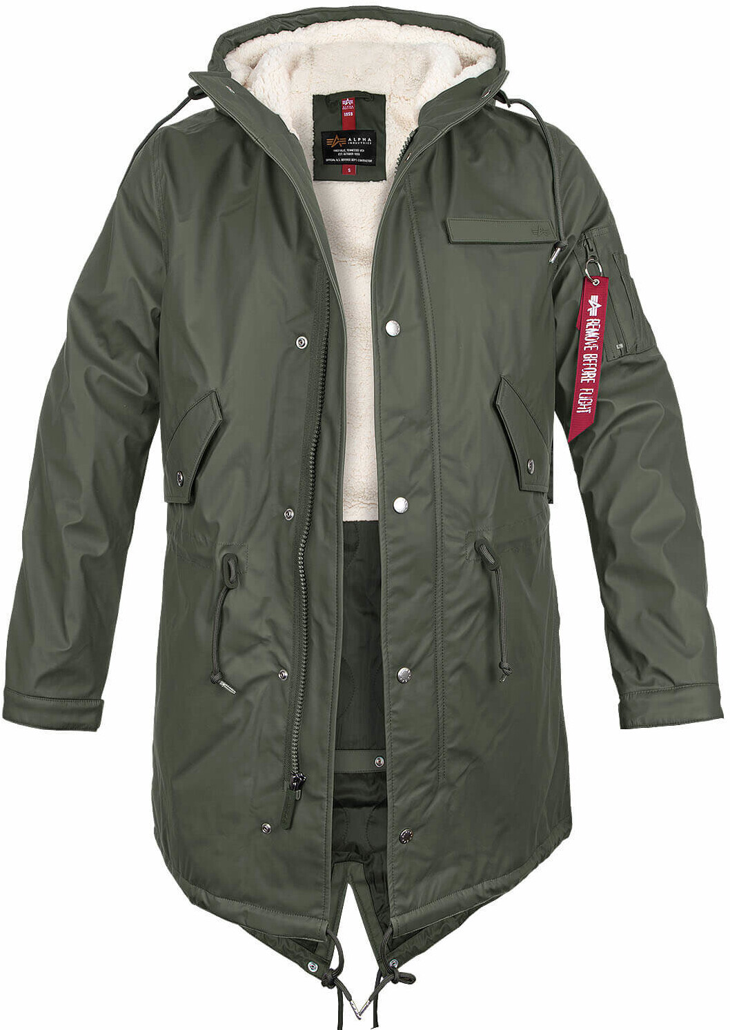 Bild von Alpha Industries Feldjacke Raincoat TL dark olive
