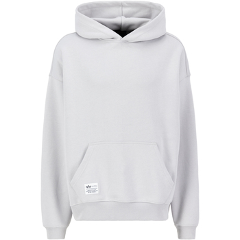 Bild von Alpha Industries  Sweatshirt Logo Backprint Hoodie - pastel grey