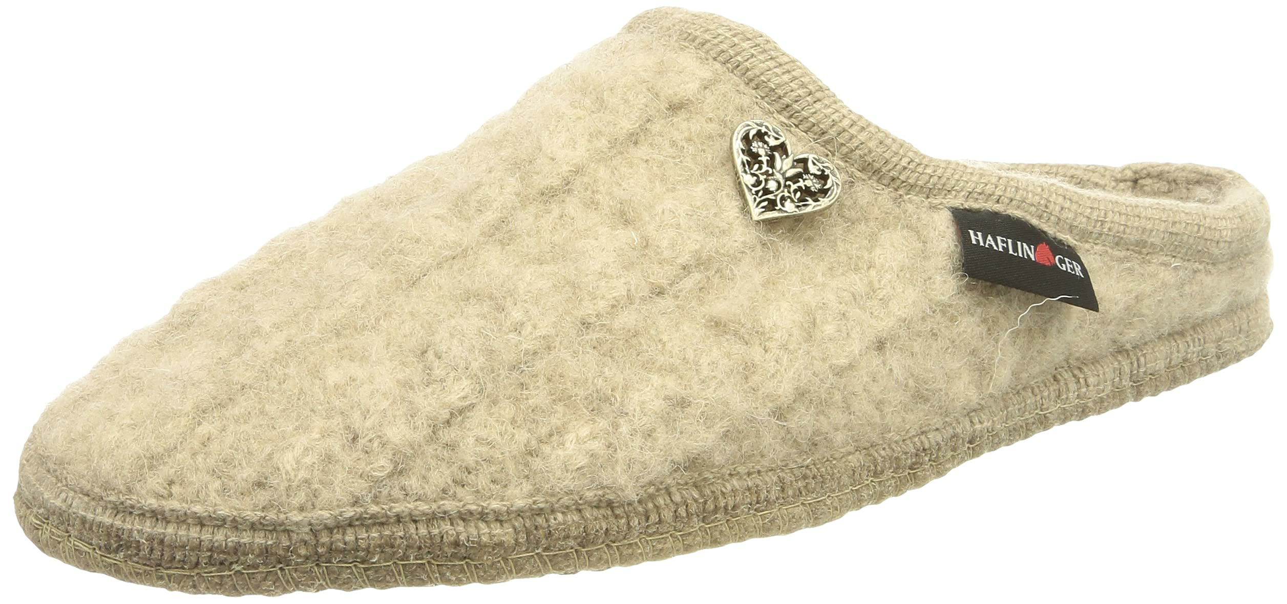 Bild von Haflinger HAFLINGER Damen Walktoffel Herzerl Hausschuh beige