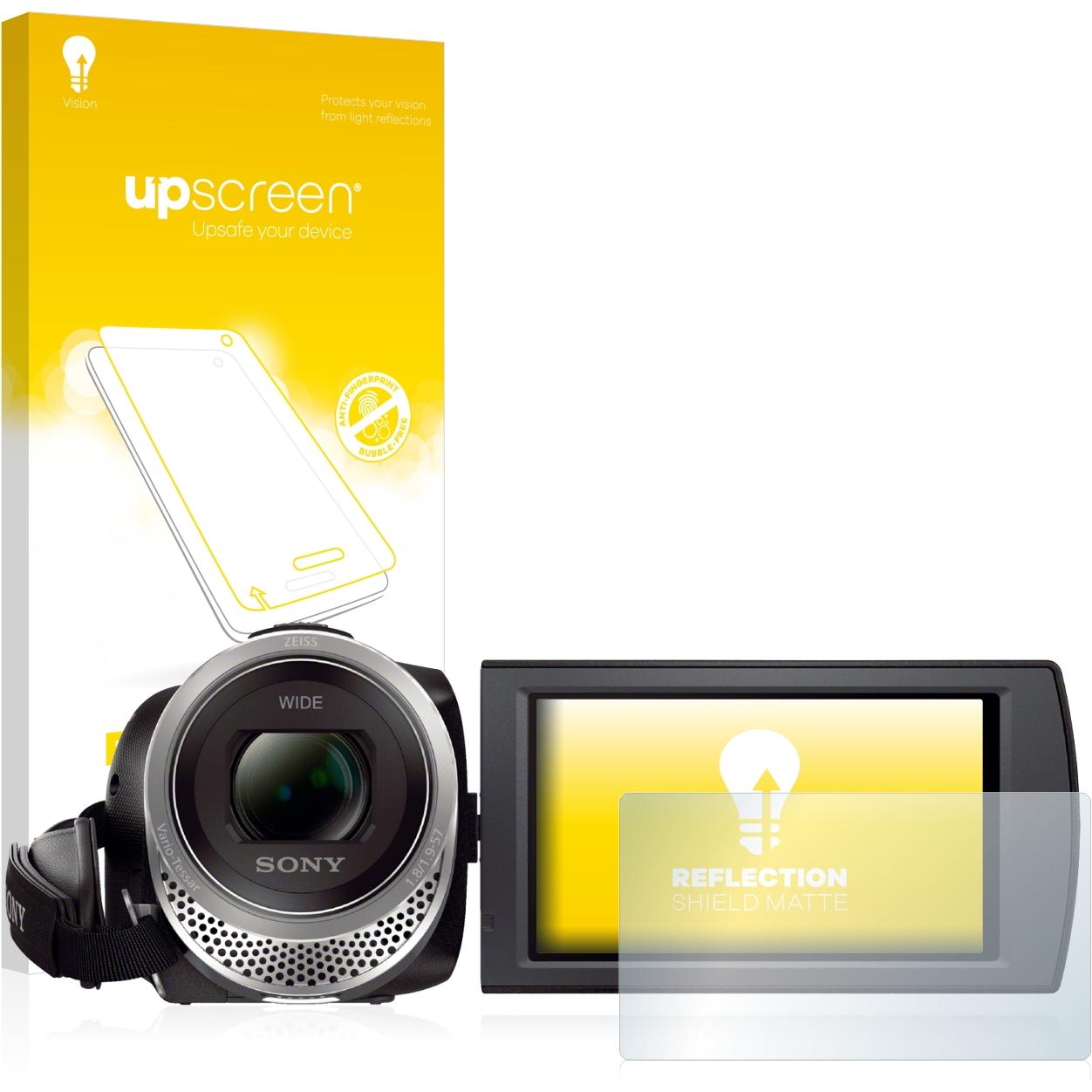 Bild von upscreen Reflection Shield Displayschutz Matt (Displayschutz, FDR-AX53), Kameraschutz