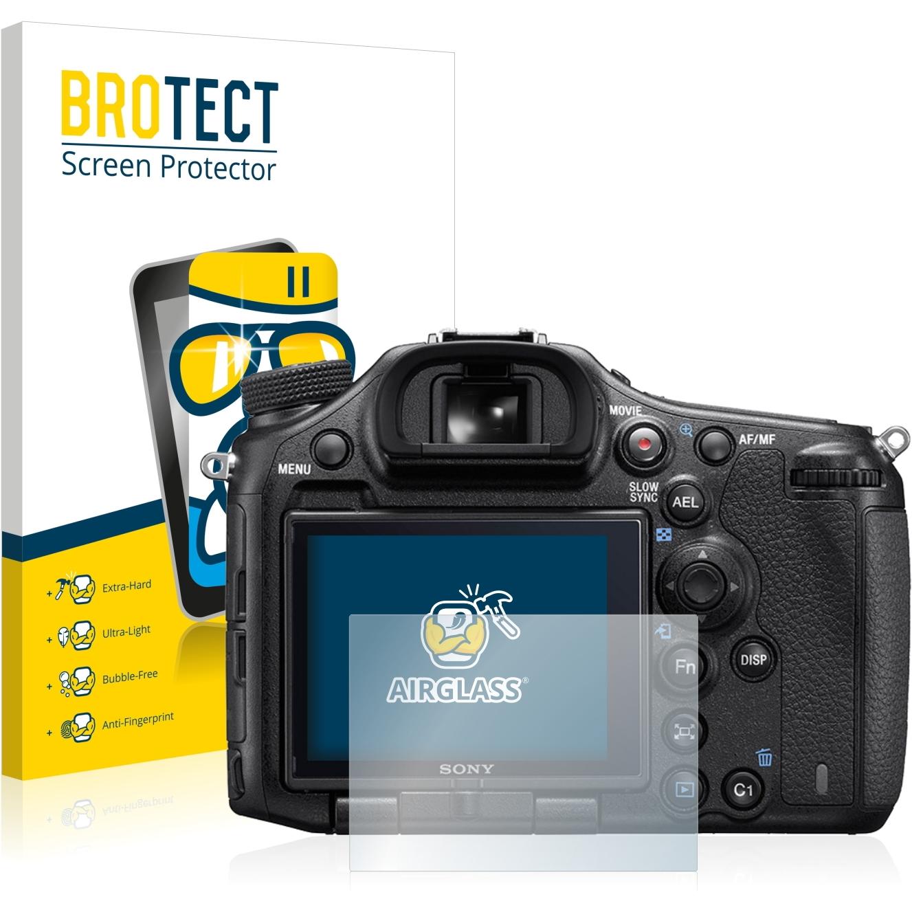 Bild von BROTECT AirGlass Panzerglasfolie (Displayschutz, Alpha 99 II), Kameraschutz