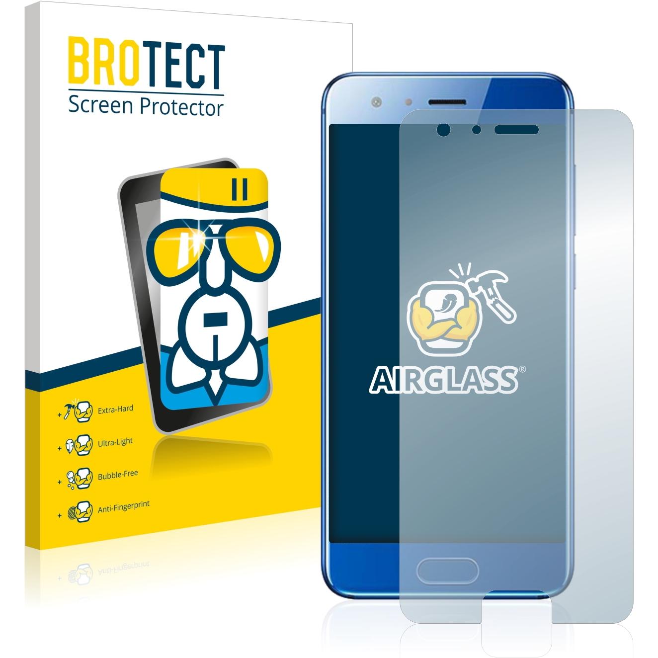 Bild von BROTECT AirGlass Panzerglasfolie (1 Stück, Honor 9), Smartphone Schutzfolie, Transparent