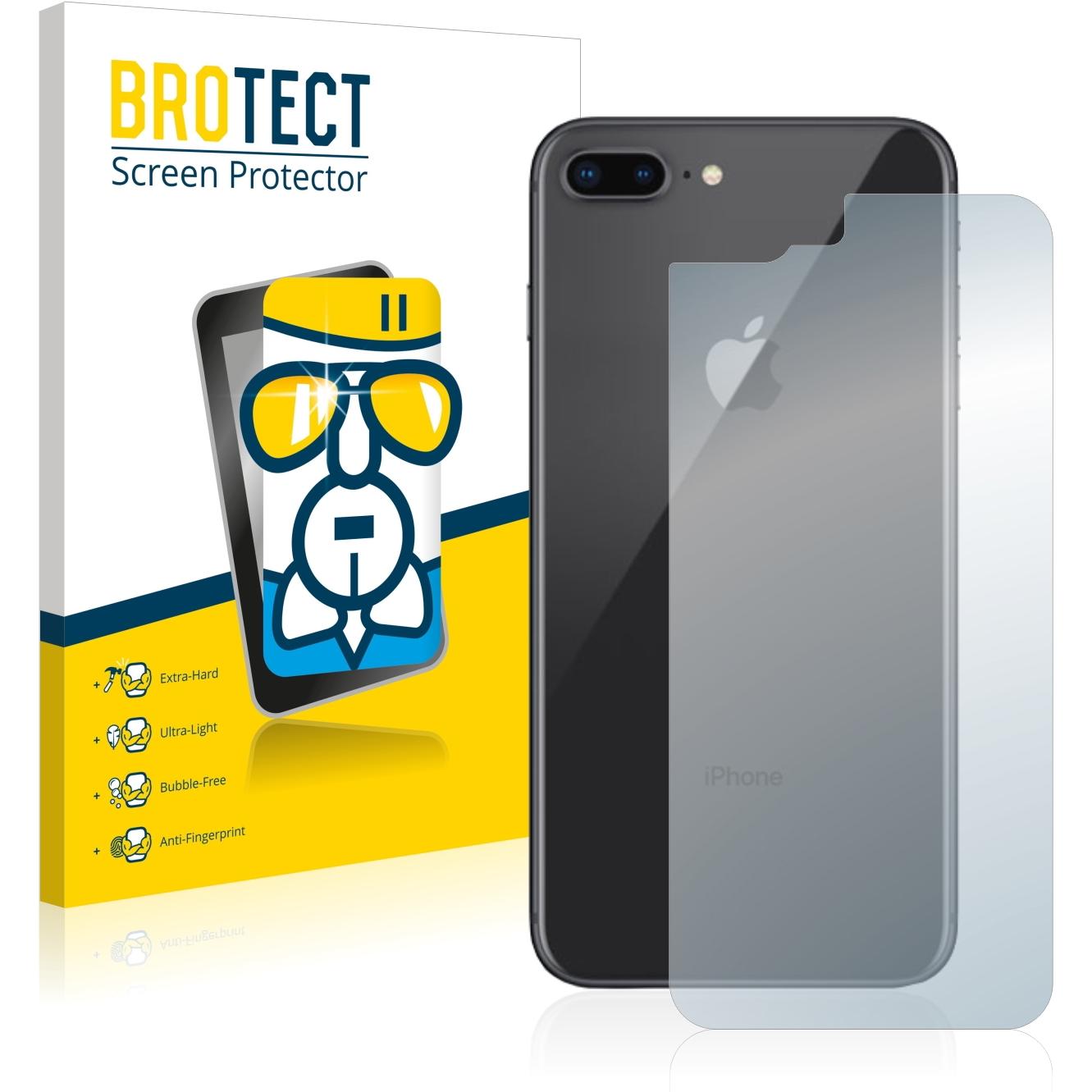 Bild von BROTECT AirGlass Panzerglasfolie (1 Stück, Apple iPhone 8 Plus), Smartphone Schutzfolie, Transparent