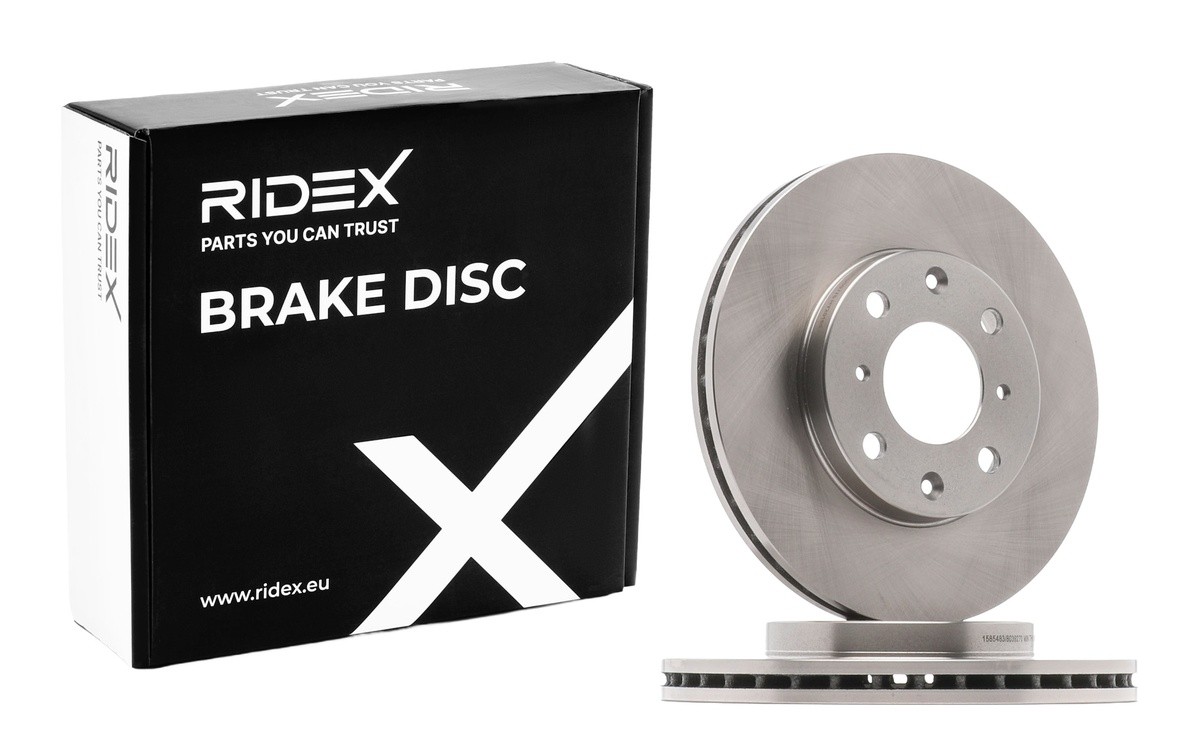 Bild von RIDEX Bremsscheibe Vorderachse 82B0288 Bremsscheiben,Scheibenbremsen HONDA,Jazz II Schrägheck (GD_, GE3, GE2),Jazz III Schrägheck (GE_, GG_, GP_, ZA_)