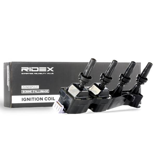 Bild von RIDEX Zündspule 689C0076 Einzelzündspule PEUGEOT,CITROËN,206 Schrägheck (2A/C),206 CC (2D),207 (WA_, WC_),308 SW I (4E_, 4H_),307 (3A/C),PARTNER Tepee
