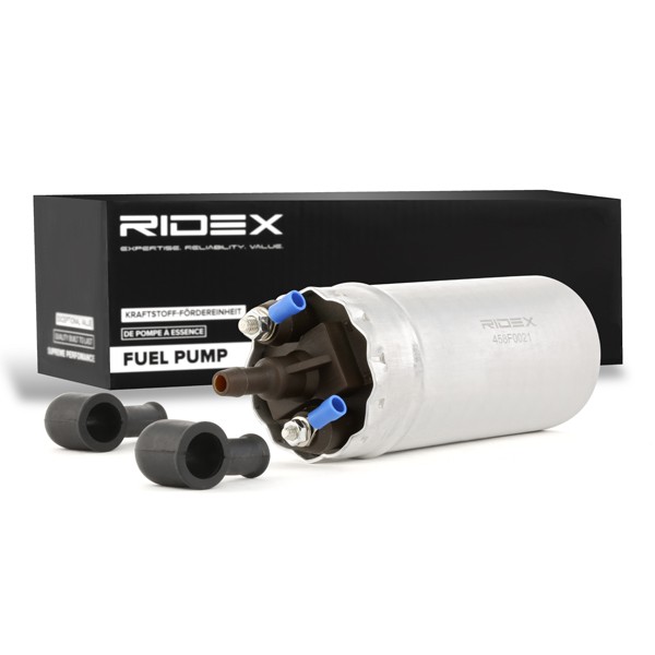 Bild von RIDEX Kraftstoffpumpe elektrisch 458F0021 Förderpumpe AUDI,RENAULT,SUZUKI,A8 (4D2, 4D8),KANGOO (KC0/1_),LAGUNA II (BG0/1_),Scénic I (JA0/1_, FA0_)