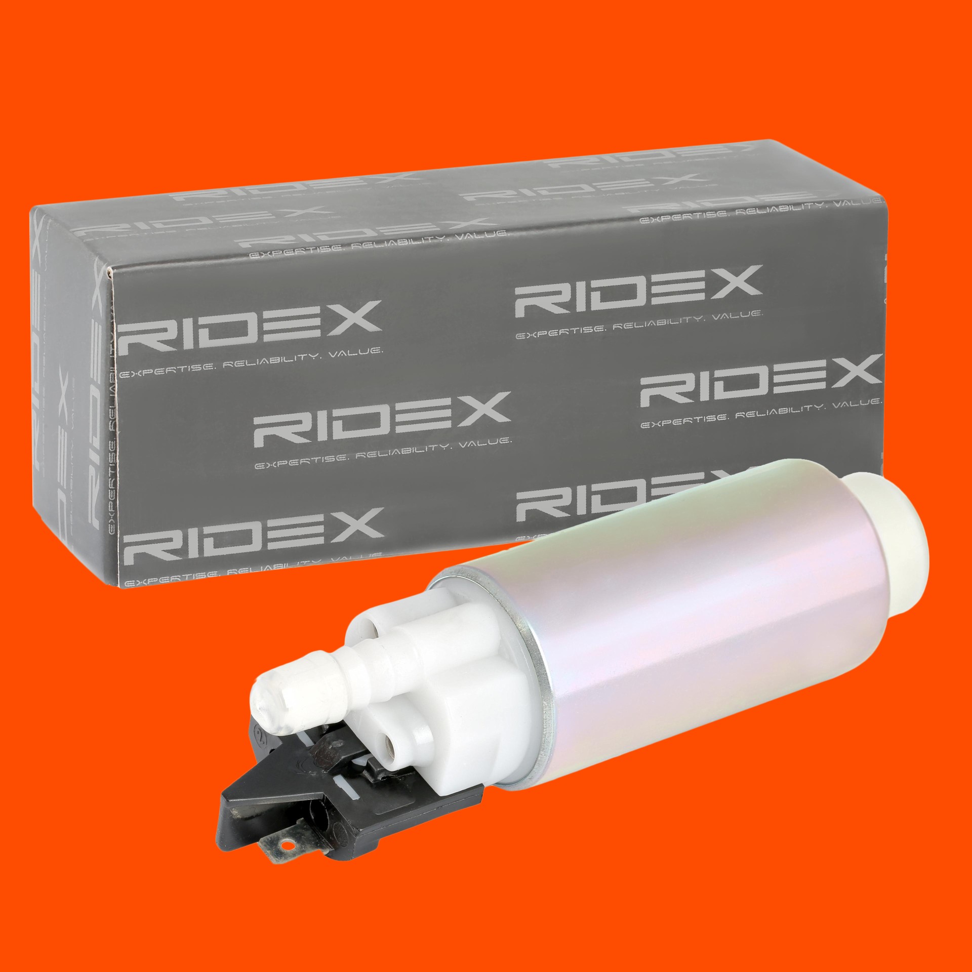 Bild von RIDEX Kraftstoffpumpe elektrisch 458F0112 Förderpumpe RENAULT,PEUGEOT,CITROËN,CLIO II (BB0/1/2_, CB0/1/2_),TWINGO I (C06_),TWINGO I Kasten (S06_)