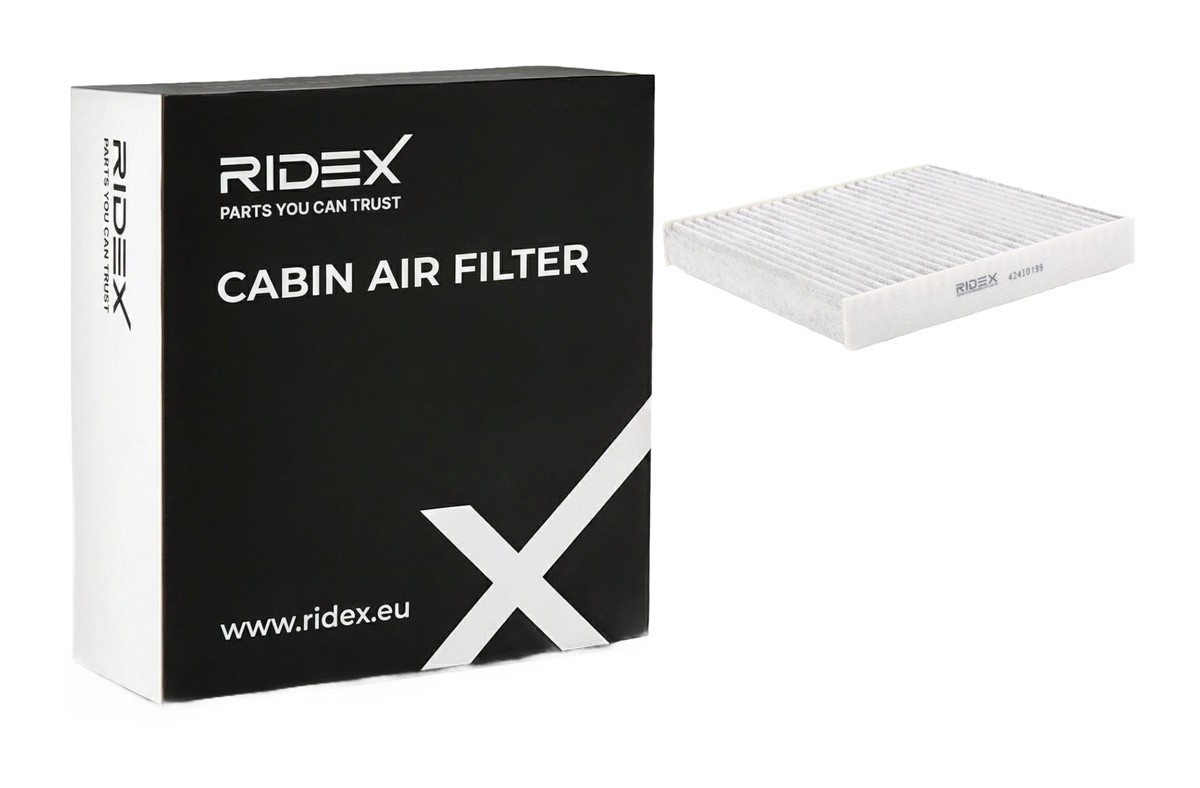 Bild von RIDEX Innenraumfilter Aktivkohlefilter 424I0199 Filter, Innenraumluft,Pollenfilter NISSAN,INFINITI,X-TRAIL (T30),ALMERA II Hatchback (N16)