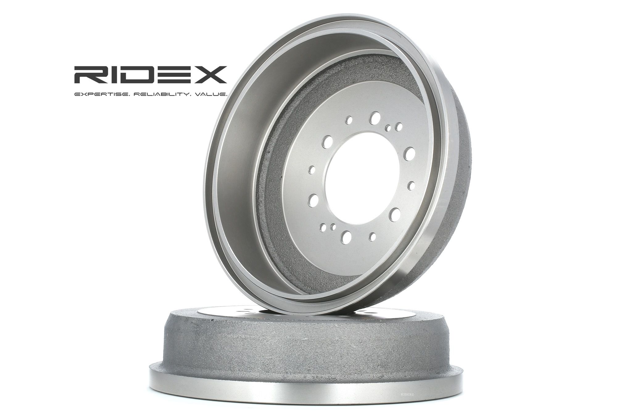Bild von RIDEX Bremstrommel Hinterachse 123B0014  VW,TOYOTA,Taro Pickup,LAND CRUISER 90 (_J9_),LAND CRUISER (PZJ7_, KZJ7_, HZJ7_, BJ7_, LJ7_, RJ7_)