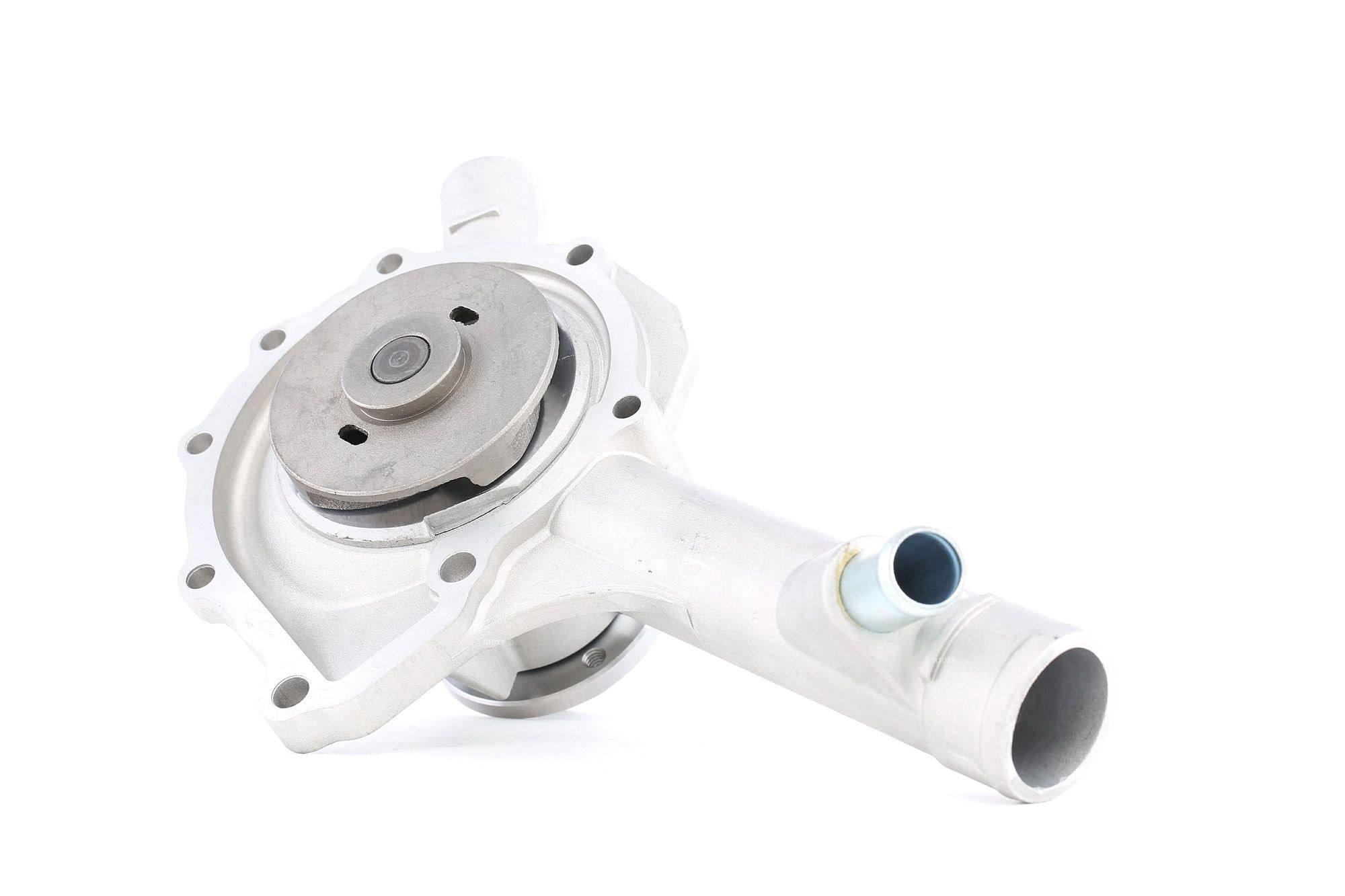 Bild von RIDEX 1260W0010 Wasserpumpe Kühlmittelpumpe, Kühlwasserpumpe Aluguss ohne Riemenscheibe mit Dichtung mit Flansch mechanisch Flügelrad aus Metall