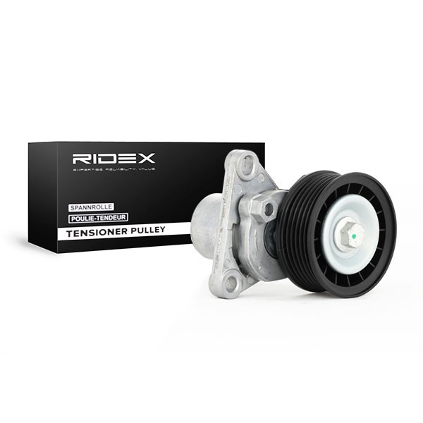 Bild von RIDEX Spannrolle 310T0011 Spannrolle, Keilrippenriemen FORD,VOLVO,MONDEO IV Turnier (BA7),S-MAX (WA6),MONDEO III Kombi (BWY),GALAXY (WA6)