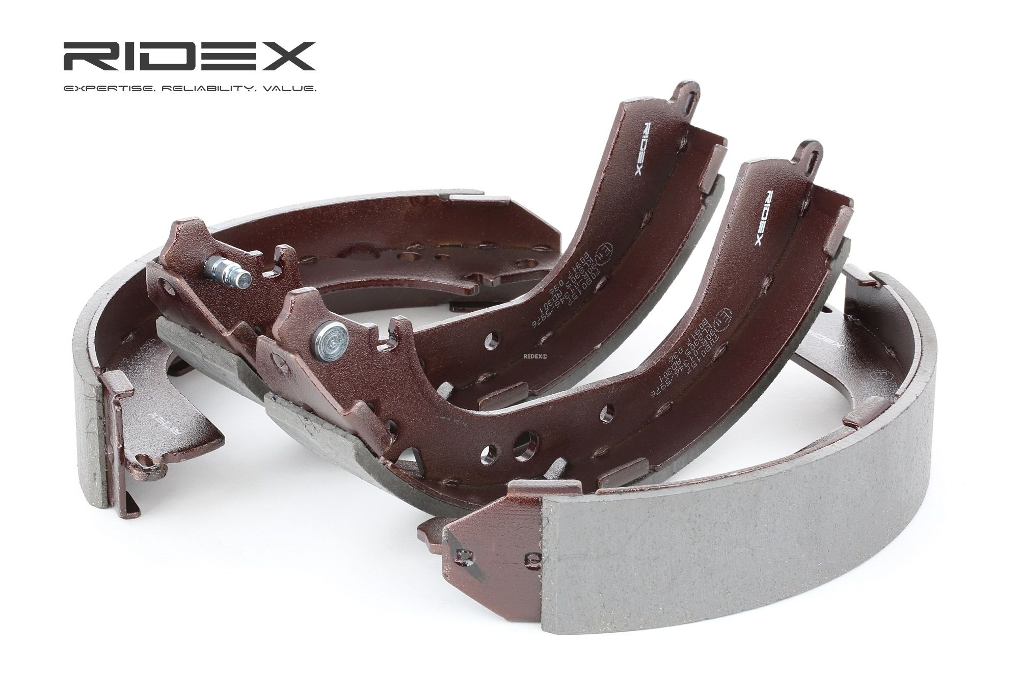 Bild von RIDEX Bremsbacken Hinterachse 70B0157 Trommelbremsbacken,Bremsbackensatz VW,TOYOTA,VOLVO,Taro Pickup,LAND CRUISER 90 (_J9_)