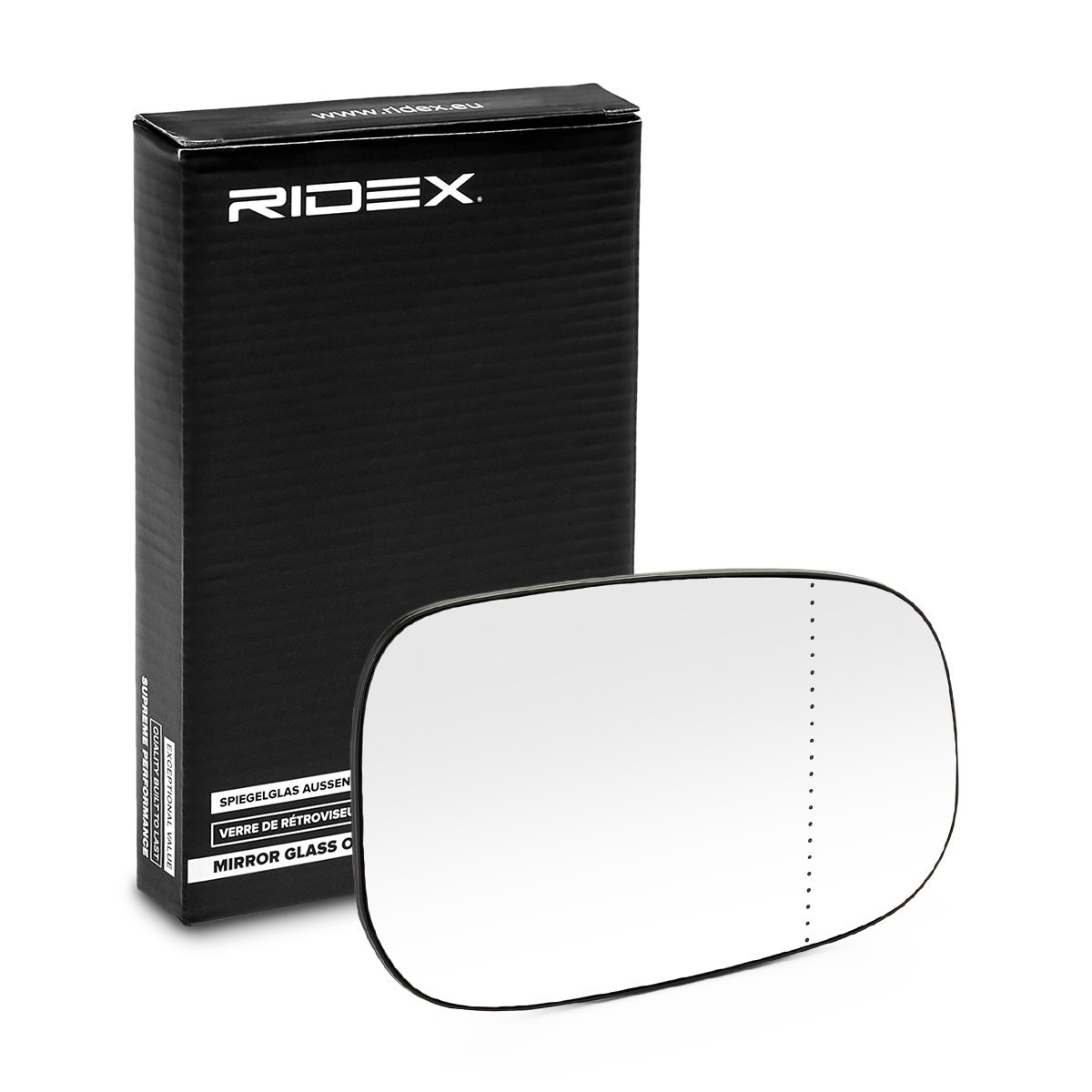 Bild von RIDEX Außenspiegelglas rechts 1914M0159 Spiegelglas,Spiegelglas, Außenspiegel VOLVO,V50 (545),S60 I (384),C30 (533),S40 II (544),C70 II Cabrio (542)