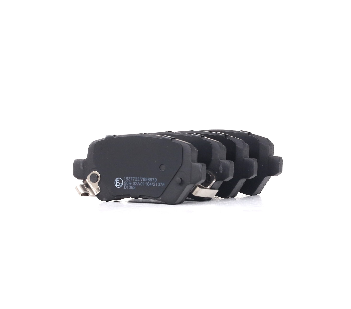 Bild von RIDEX Bremsbelagsatz Hinterachse 402B0004 Bremsbeläge,Bremsklötze OPEL,KIA,CHEVROLET,ZAFIRA B (A05),Corsa C Schrägheck (X01),Meriva A (X03)