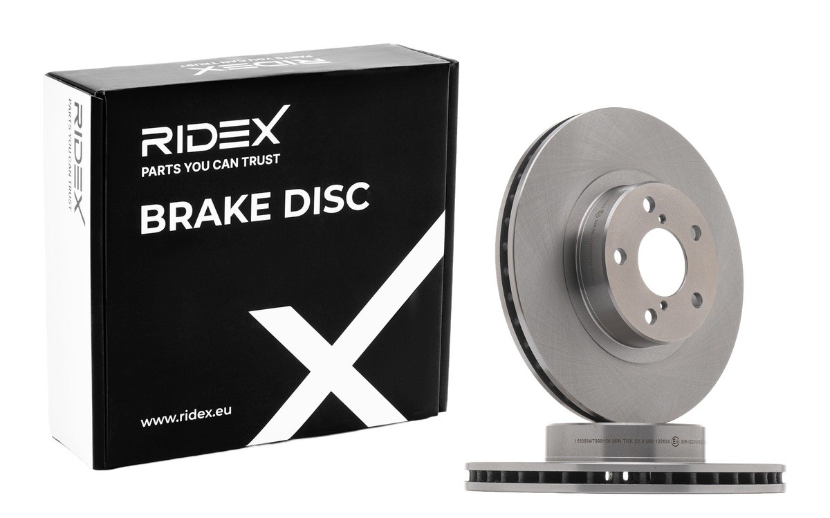 Bild von RIDEX Bremsscheibe Vorderachse 82B0103 Bremsscheiben,Scheibenbremsen TOYOTA,SUBARU,SAAB,GT 86 Coupe (ZN6_),FORESTER (SH),FORESTER (SG),FORESTER (SJ)