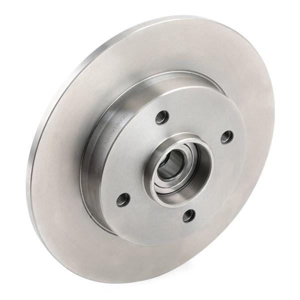 Bild von RIDEX Bremsscheibe Hinterachse 82B0701 Bremsscheiben,Scheibenbremsen PEUGEOT,CITROËN,307 (3A/C),307 CC (3B),307 SW (3H),307 Break (3E),207 Stufenheck