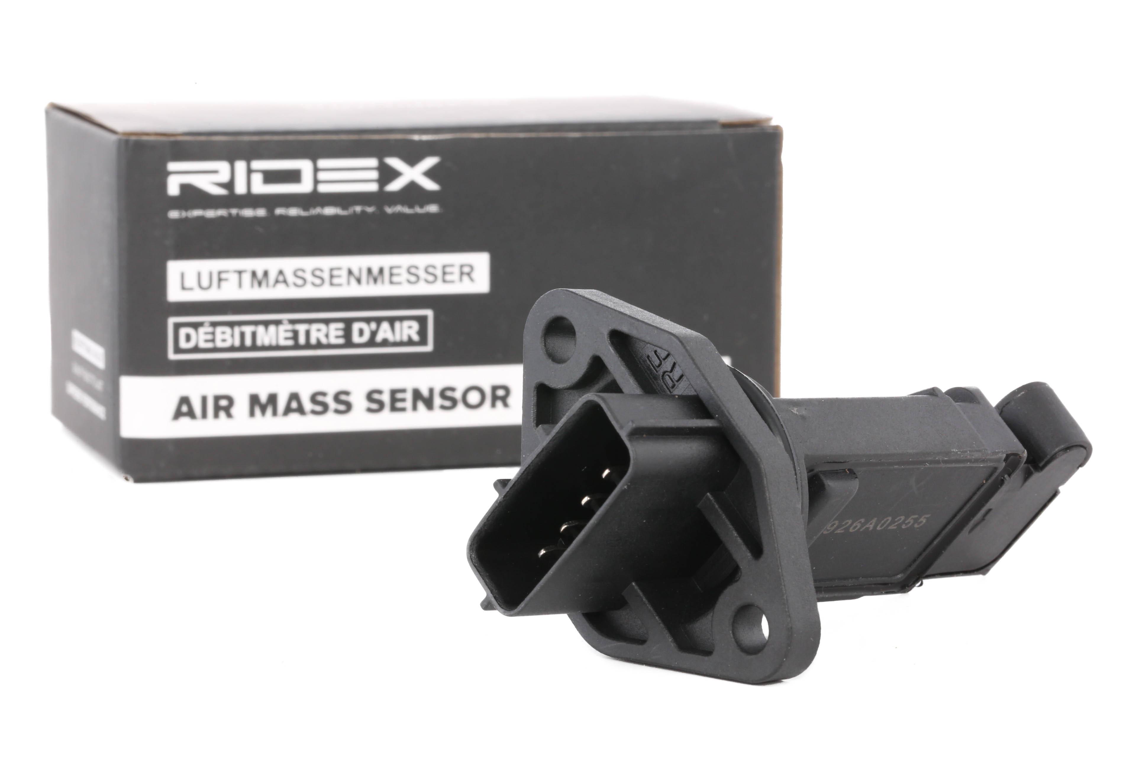 Bild von RIDEX Luftmassenmesser 3926A0255 LMM,Luftmengenmesser NISSAN,SUBARU,X-TRAIL (T30),X-TRAIL (T31),Patrol GR V SUV (Y61),Almera II Limousine (N16)