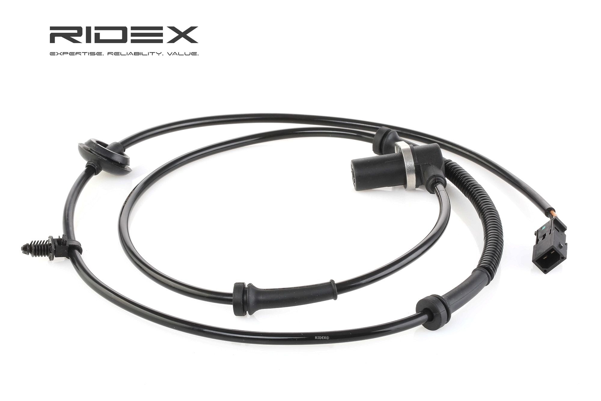Bild von RIDEX 412W0208 ABS Sensor Drehzahlsensor, Raddrehzahl Sensor, Drehzahlgeber hinten Induktivsensor 2 1380 rechteckig AUDI: A4 B6 Avant, A4 B7 Avant